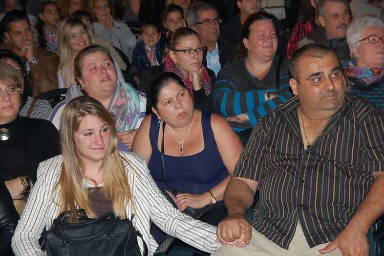 Pablo Rodríguez, en el homenaje que Jinámar le tributó en diciembre de 2013 (Foto TA)